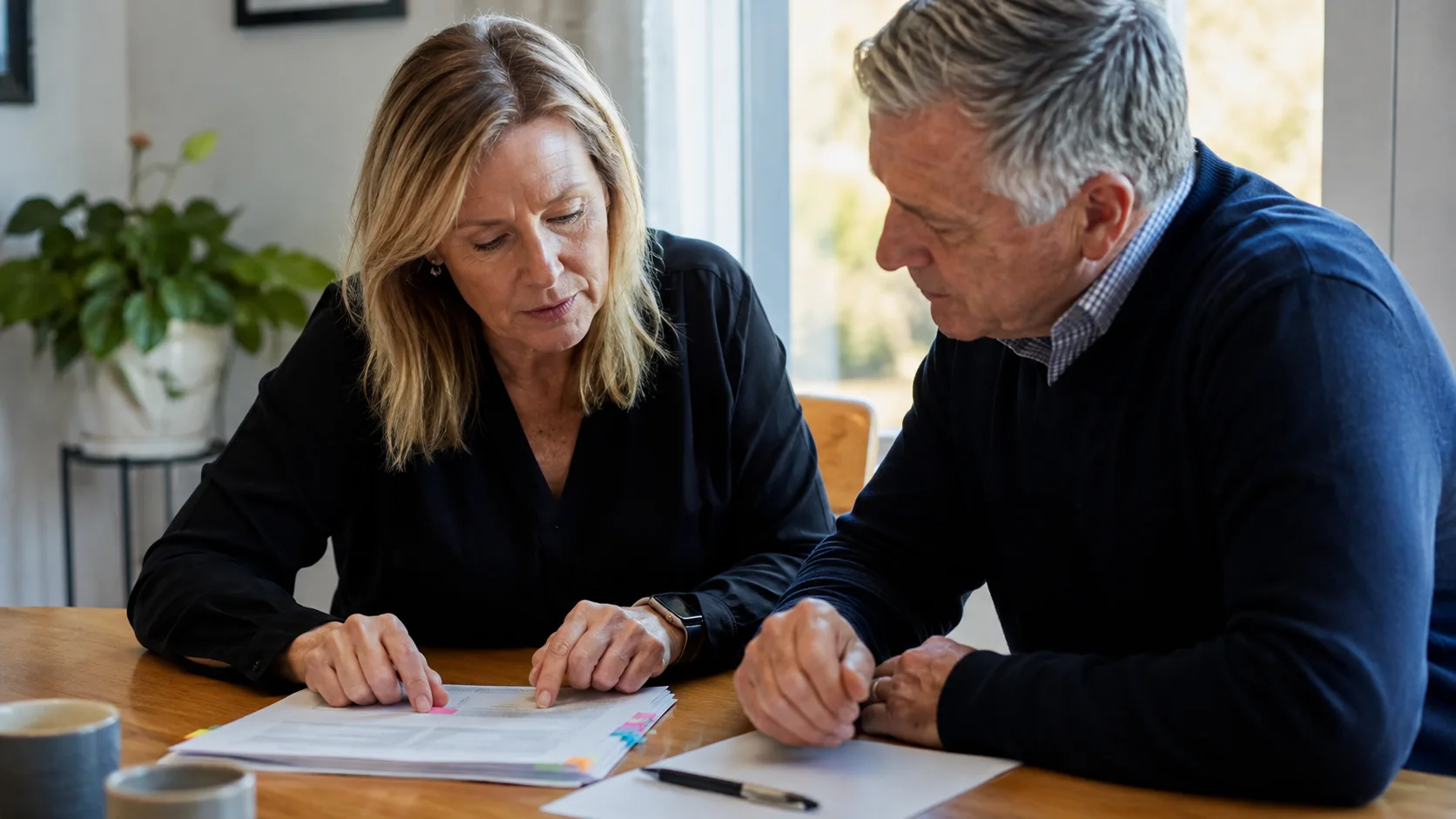 A New Zealand home seller reading a written agency agreement