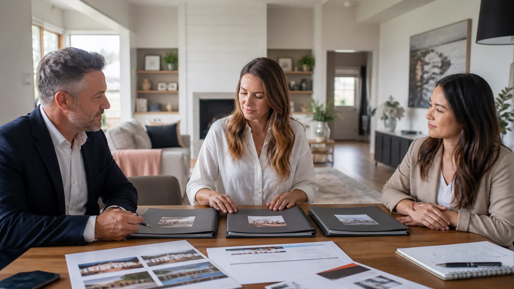A New Zealand home seller reviewing a weekly campaign report