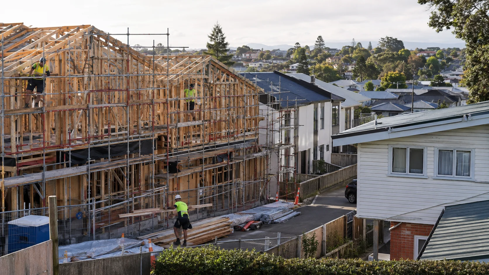 New and established homes across Tauranga's growing urban area